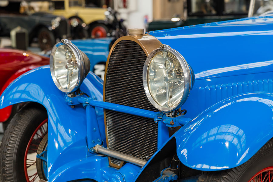 Car-Museum Vintage cars in a museum